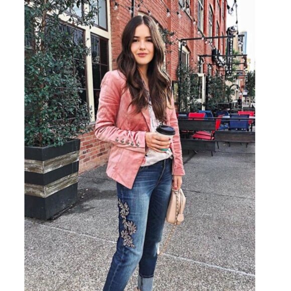 WHBM Sequin Lace Jeans The Slim Size 12S NWT - Picture 2 of 16